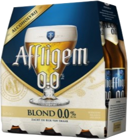 Affligen Blond 0.0% sixpack met flesjes van 30cl Affligen Blond 0.0% sixpack met flesjes van 30cl